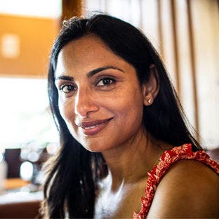 smiling woman