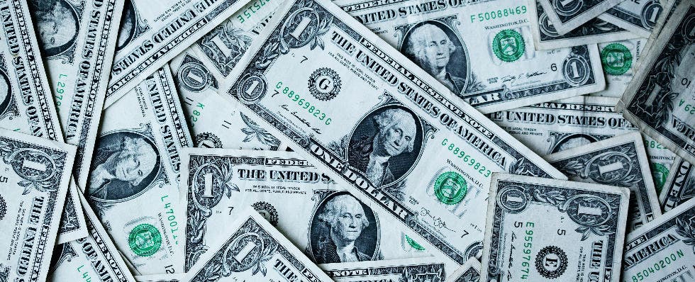 Image of dollars bills.
