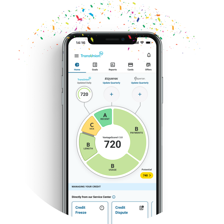 Screenshots of product interface on desktop and mobile phone