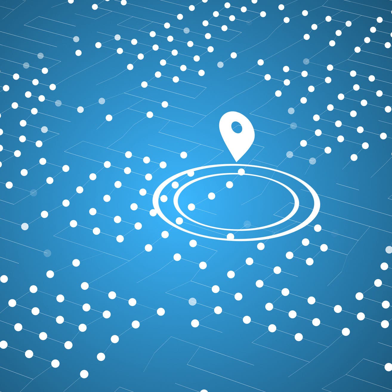 abstract graphic depicting location