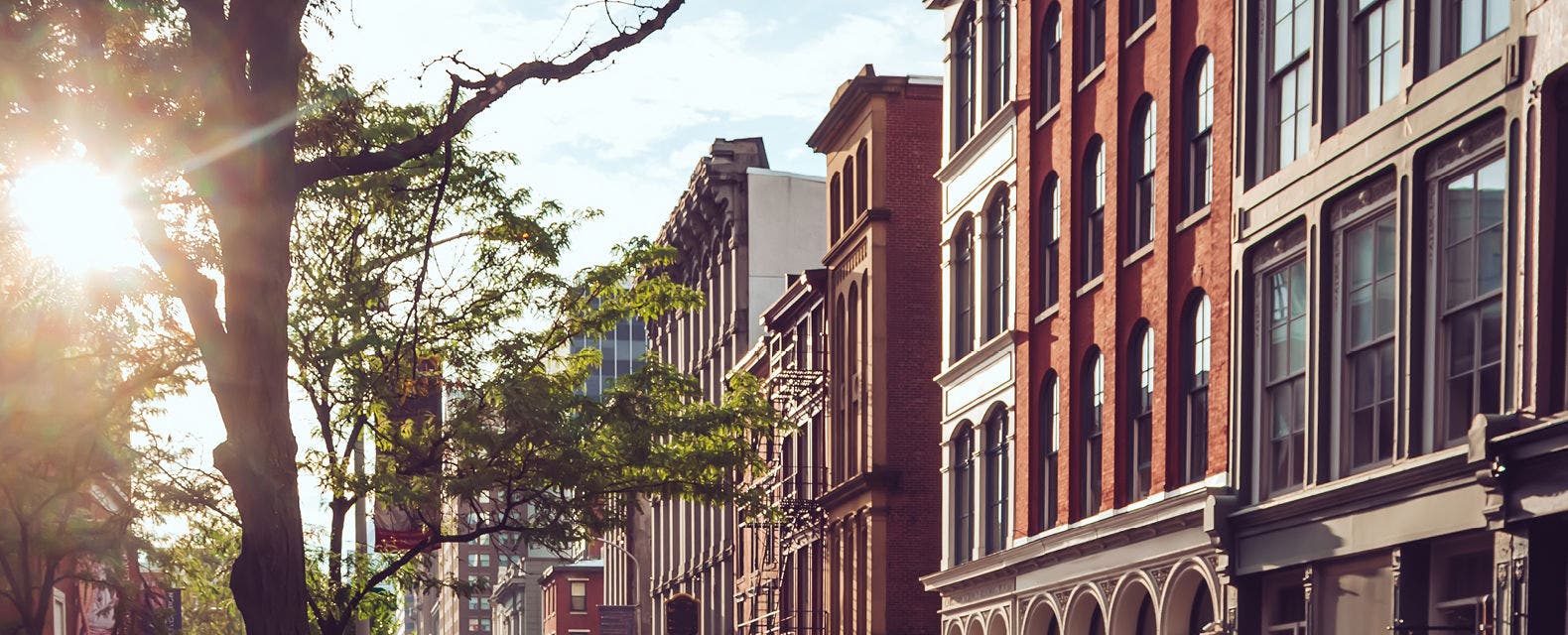 Photo of urban buildings