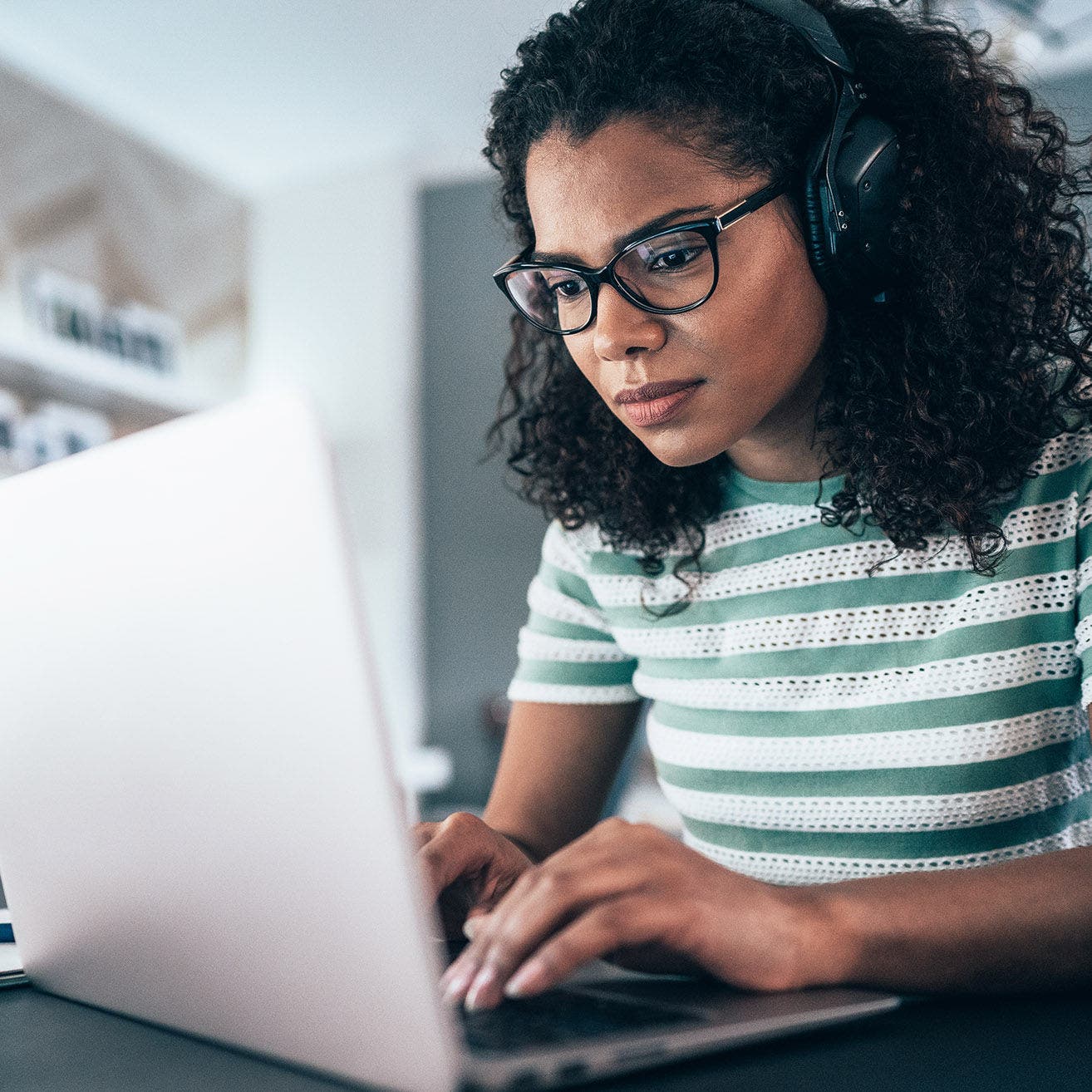 Woman on laptop