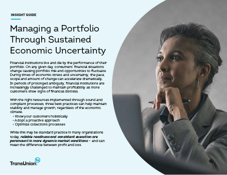 Portfolio manager contemplating economic conditions on business
