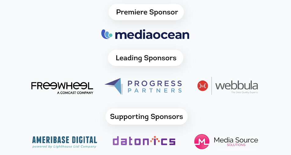 Graphic of Brave New Worlds 2023 sponsors.