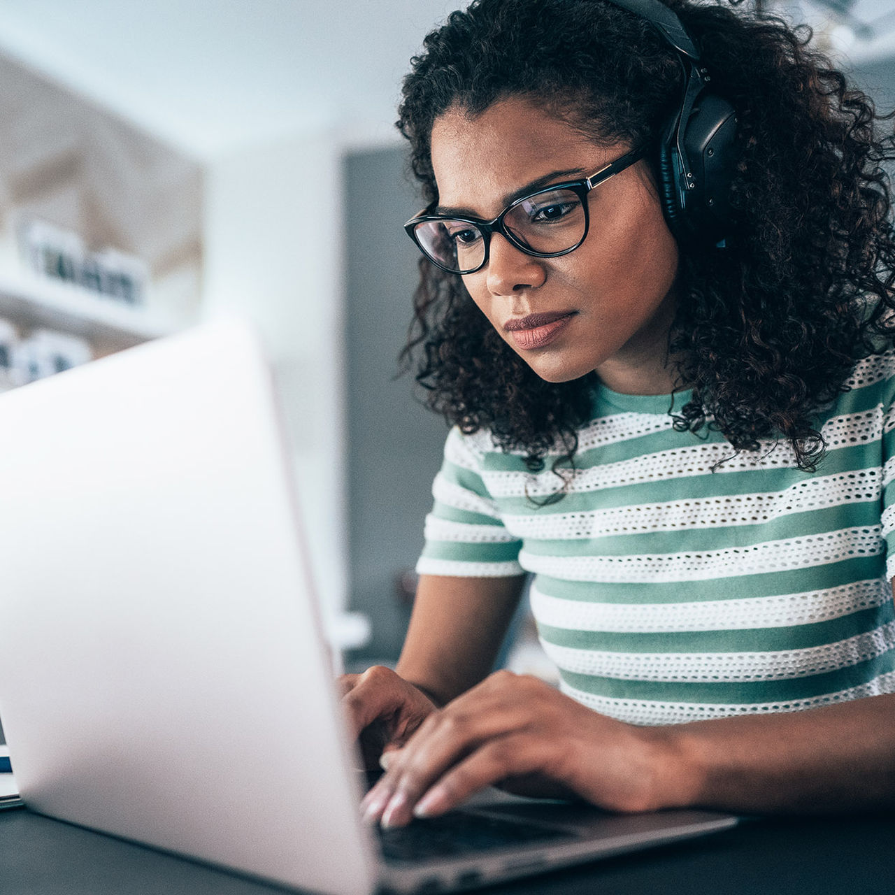 Woman on laptop