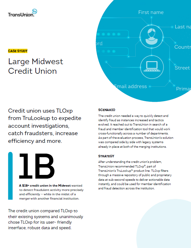 Large Midwest Credit Union Case Study Cover